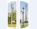 Maglev Turbines Wind Solar Hybrid Street Light System with Single Arm