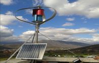 High Stability VAWT Maglev Rooftop Wind Turbine with Solar PV for Land / Beach